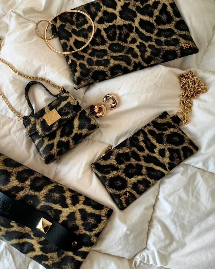 Τσάντα Φάκελος Animal Print Eco Leather SILIA - Image 3
