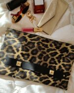 Τσάντα Φάκελος Animal Print Eco Leather SILIA