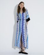 Καλοκαιρινό Φόρεμα Φαρδιάς Γραμμής, Ethnic, με Ζώνη - Image 3